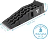 A black car ramp with dimensions and load capacity indicated. Anteprima dell’immagine prodotto