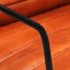 Fauteuil marron clair cuir véritable Voir les images du produit 5