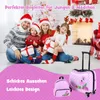 COSTWAY 2tlg Kinderkoffer + Rucksack, 12"+18" Kindertrolley Produktbild-Vorschau 9
