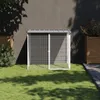 The Living Store Hühnerkäfig mit Dach Hellgrau 103x98x90 cm Produktbild-Vorschau 1