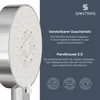SANTRAS® Handbrause in Chrom - fünffach verstellbarer Produktbild-Vorschau 2