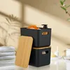 Relaxdays Opbergboxen, set van 2, met deksel, van kunststof Productafbeelding-voorbeeld 3