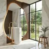Rea Vloeren Wastafelkraan Lungo Brush Gold Productafbeelding-voorbeeld 2