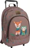 Perletti Grüner Eulen- und Kitz-Rucksack für Kinder, 14411 Produktbild-Vorschau 1