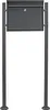 Cassetta per le lettere Wiltec V13 nera 360 x 105 x 315 mm Anteprima dell’immagine prodotto 1