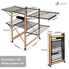 VOUNOT® Wäscheständer ausziehbarer, platzsparender Produktbild-Vorschau 4