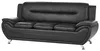 BELIANI 6-Sitzer Sofa Set Schwarz Kunstleder Lederoptik Produktbild-Vorschau 7