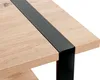HAKU Beistelltisch Eiche hell, schwarz  - Metall, Produktbild-Vorschau 5