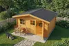 Alpholz Gartenhaus Valeria 428x427cm Imprägn. Pinie mit Produktbild-Vorschau 3