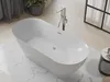 Mexen Roxy freistehende Badewanne 180 x 85 cm, weiß, mit Produktbild-Vorschau 3