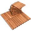 set di 55 piastrelle in legno di acacia 5m² piastrelle per Anteprima dell’immagine prodotto 1