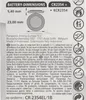 Batterie al litio Cellsius CR2354 3V 1er Pack in blister Anteprima dell’immagine prodotto 8