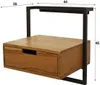 Hoyz – Hängender Nachttisch – 1 Schublade – Air Solid – Produktbild-Vorschau 5