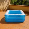 SunClub Planschbecken rechteckig 155 x 108 x 46 cm blau mit Produktbild-Vorschau 15