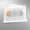 Poster - Poster ohne Rahmen - Stück Geometrisch Diamant - Produktbild-Vorschau 3