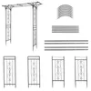 ALIGHTUP Arc de jardin en métal 206x41x216cm, arc de roses Voir les images du produit 6