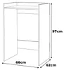 STIV Nábytek | Skříňka nad pračku 66x62x97 cm Dub Wotan | Náhled obrázku produktu 7