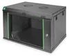 Digitus DN-19 07-U-EC-SW, Nástenný regál, 7U, 60 kg, Zámok, Náhľad obrázku produktu 2