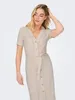 ONLY Hemdkleid mit Gürtel und V-Ausschnitt, kurzärmlig Produktbild-Vorschau 12