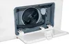 Close-up of the drain pump filter access on a washing machine. Produktbild-Vorschau