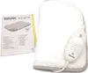 A heating pad and its instruction manual are shown. Produktbild-Vorschau