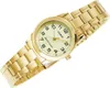 A gold-colored Casio watch with a cream-colored face is shown against a white background. Produktbild-Vorschau