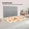 KitchenYeah© Herdabdeckplatte Kürbis - Kürbis - Blumen - Produktbild-Vorschau 3