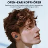Close-up of a person wearing open-ear headphones. Produktbild-Vorschau