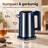 Wasserkocher, elektrischer Edelstahl Wasserkocher 2,5 L, Produktbild-Vorschau 6