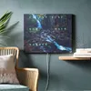 WordClock Jupiter Dark Forest - elegante Wortuhr in Deutsch Produktbild-Vorschau 9