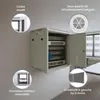 Extralink Armoire Rack Murale 19 Pouces 6U 600×600 mm Grise Voir les images du produit 6