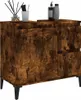 vidaXL Koupelnová skříňka Smoked Oak 65x33x60 cm Materiál Náhled obrázku produktu 5