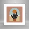 Poster - Poster ohne Rahmen - Minimalistisch Fenster Blume Produktbild-Vorschau 4