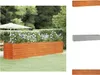 vidaXL Hochbeet Rostig 400x80x77 cm Cortenstahl -  Produktbild-Vorschau 1