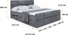 ALTDECOR Boxspringbett mit Fußteil, H3 Matratze und Topper Produktbild-Vorschau 6