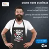 Premium Grill-Schürze für Männer mit Name Der Mann Der Produktbild-Vorschau 4