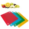 4 pièces PP Planche à découper de cuisine flexible Planche Voir les images du produit 8