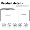 Phomemo 3 Rollen M110 etikettenpapier, Multifunktionales Produktbild-Vorschau 5