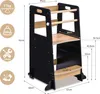 Baby Vivo Lernturm aus Holz höhenverstellbar - Noah in Produktbild-Vorschau 4