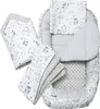 5 pièces, Nid de bébé, Couverture d'éveil, 100x60x15, Voir les images du produit 1