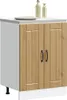 vidaXL Podstawa pod zlewozmywak Lucca Artisan z drewna Podgląd zdjęcia produktu 2