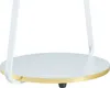 A close-up of the base of a round side table. Produktbild-Vorschau