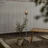 Große Solar-Fackel ,Olympos' aus Edelstahl, Gartenspieß mit Produktbild-Vorschau 5