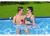 Piscina da giardino con telaio 400 x 211 x 81 cm 15-in-1 Anteprima dell’immagine prodotto 3