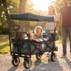 Miweba Bollerwagen MB-20 faltbar | Transportwagen mit Dach Produktbild-Vorschau 1