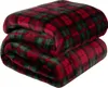 A folded plaid blanket. Produktbild-Vorschau