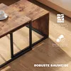 Lot de 2 tables d'appoint HOMCOM, tables basses, Voir les images du produit 5