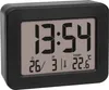 A digital alarm clock displaying the time, date, and temperature. Produktbild-Vorschau