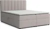Boxspringbett ROCK 120x200 Stoff Hellgrau H3 Produktbild-Vorschau 1