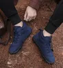 ASKSA Pánské dámské zimní boty naboso Polstrované teplé Náhled obrázku produktu 2